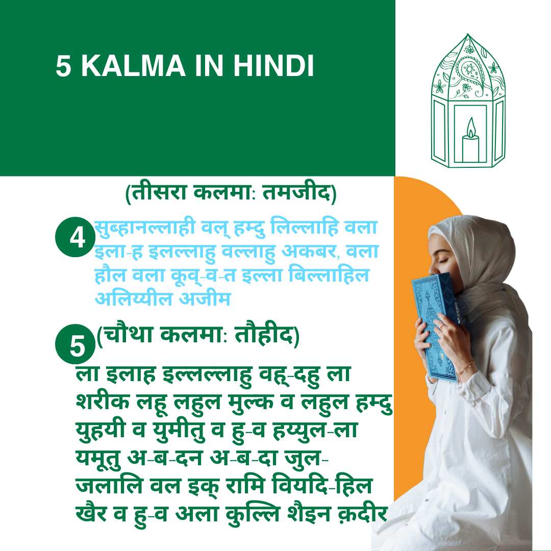 5 Kalma in Hindi